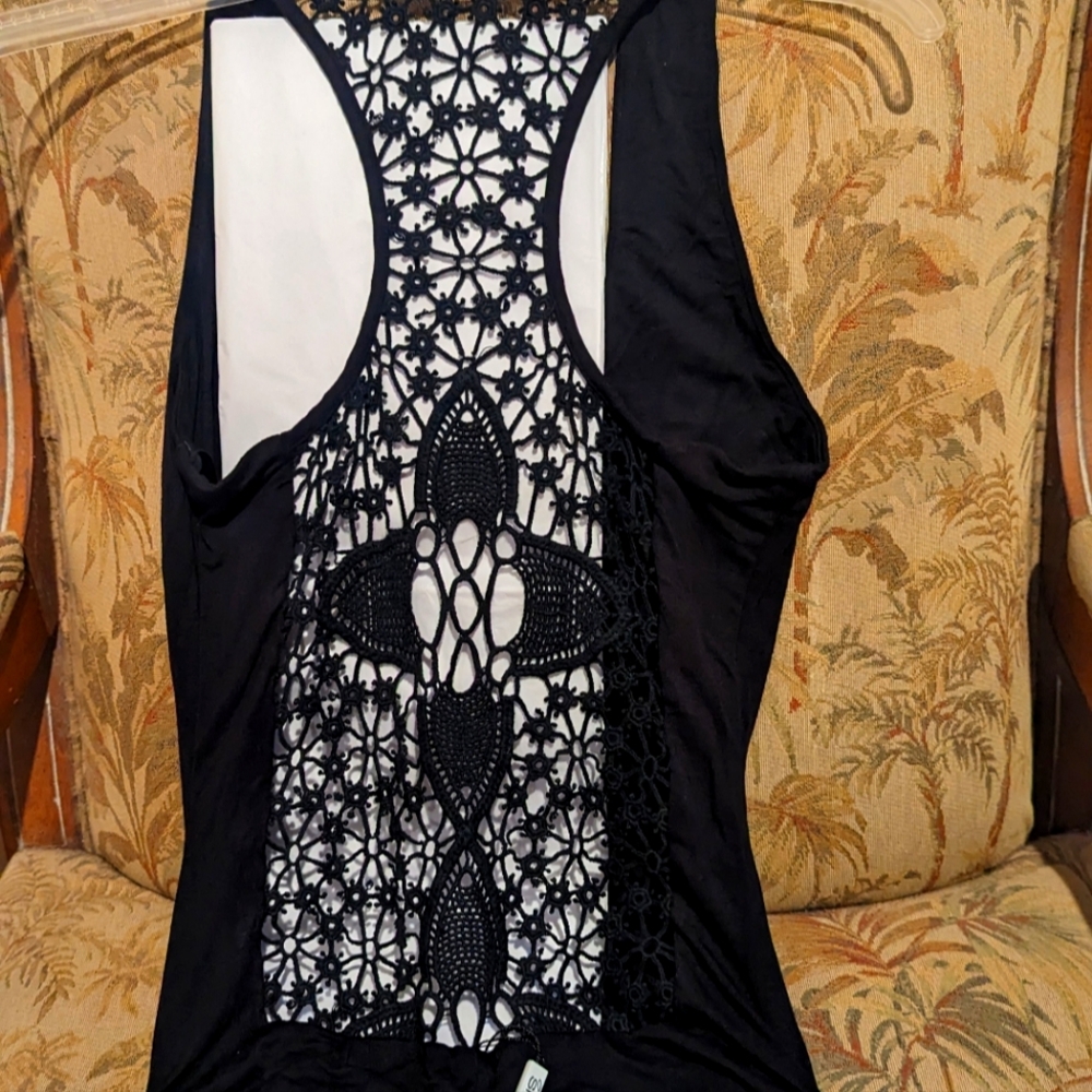 SKY Brand Crochet Maxi Dress--  SMALL
